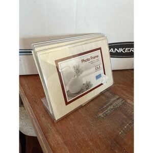 Freestanding Borderless Plastic Photo 3.5x5 L-Frame - Special Moments - Set of 4